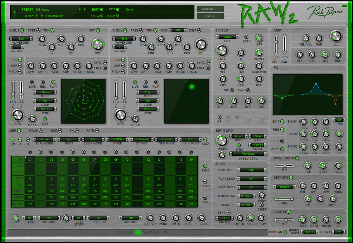 Cero Network hybrid sequencer interface