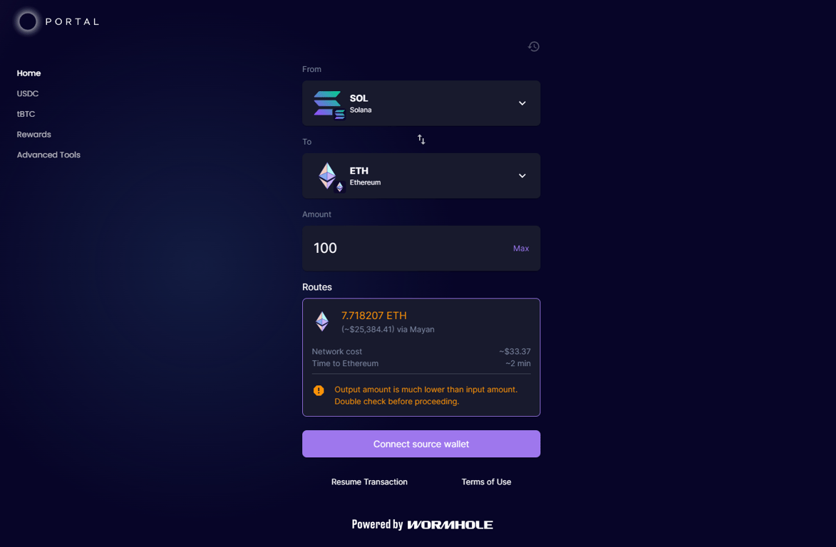 Order Flow Auction interface Monoceros